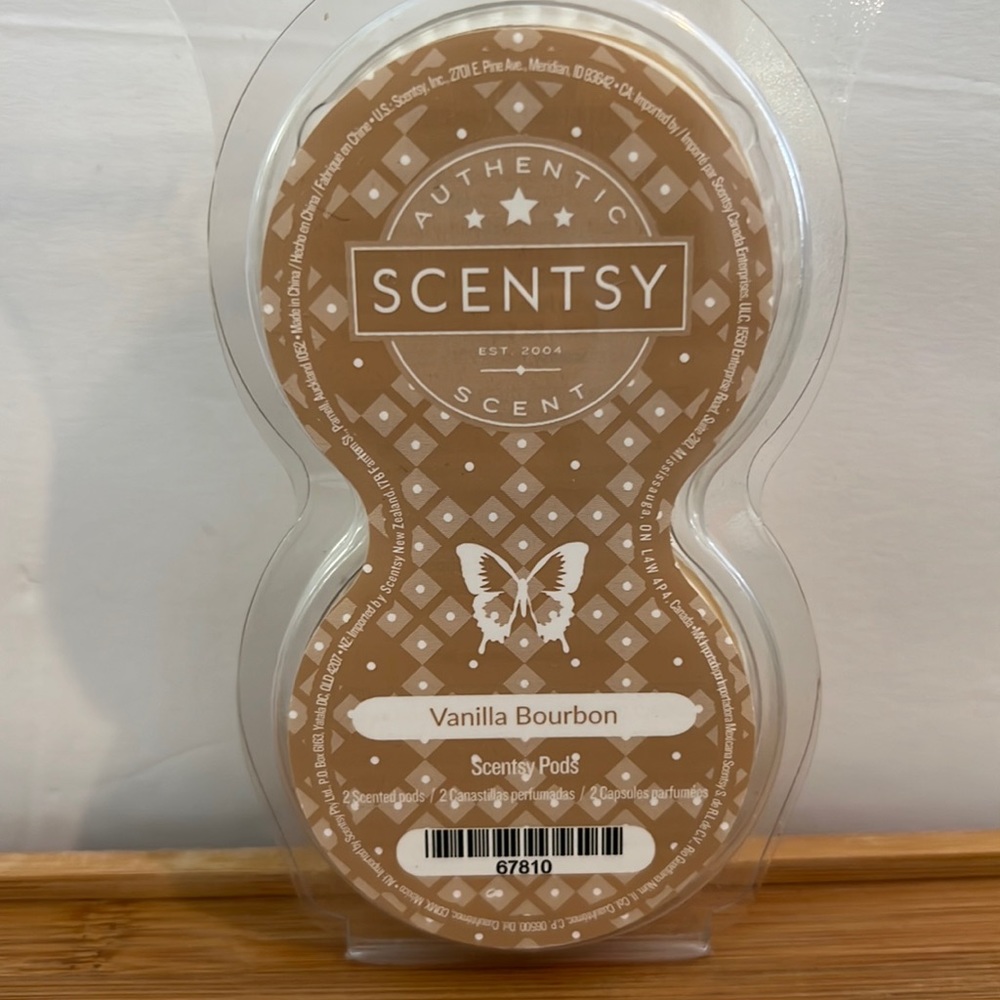 Scentsy Pods Vanilla Bourbon 2 Pack